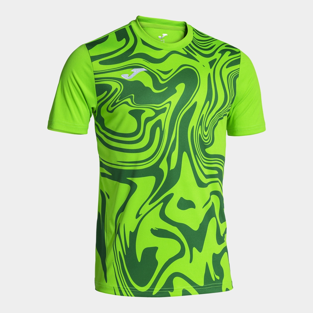 Tricou Joma Lion II maneca scurta Fluor verde fosforescent