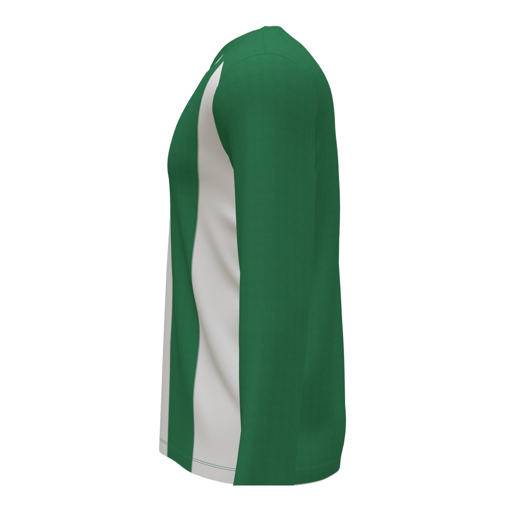 Tricou Joma Pisa II cu Maneca Lunga verde alb