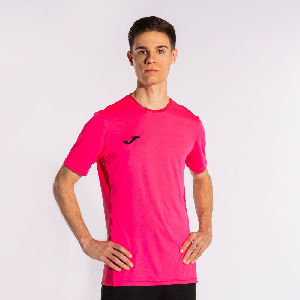 Tricou Joma Winner II maneca scurta Fluor roz fosforescent