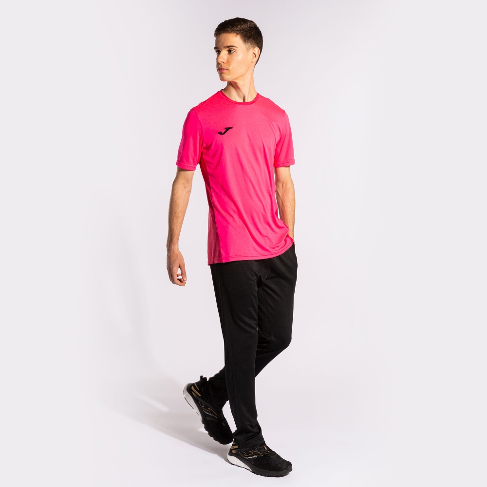 Tricou Joma Winner II maneca scurta Fluor roz fosforescent