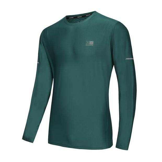 Tricou Karrimor cu Maneca Lunga Run pentru Barbati bleu