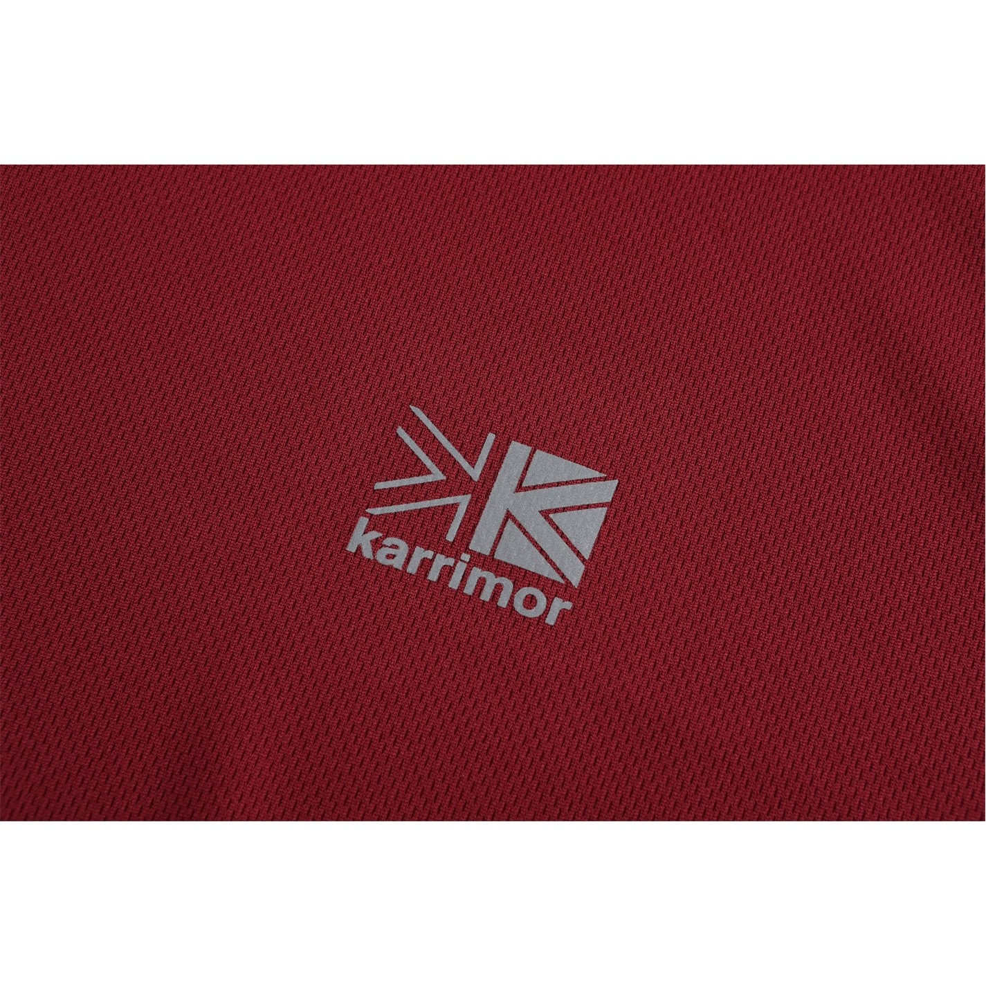 Tricou Karrimor cu Maneca Lunga Run pentru Barbati maro inchis rosu