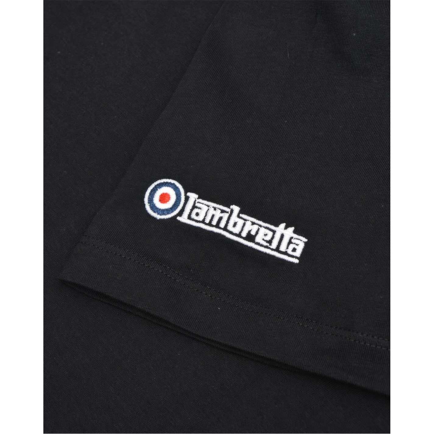 Tricou Lambretta negru auriu