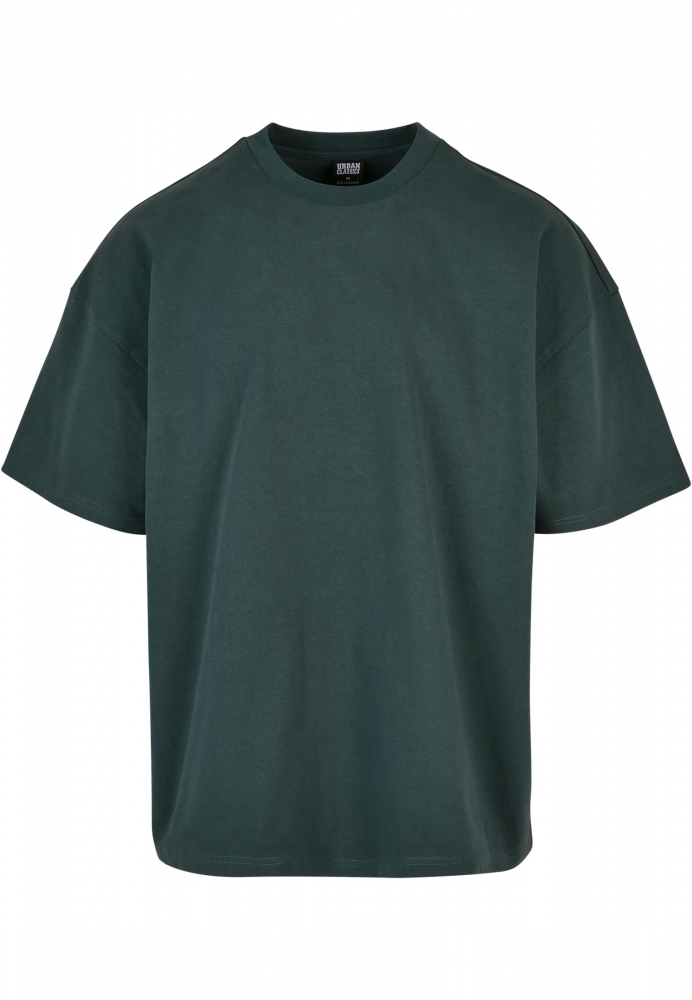 Tricou larg Ultra Heavy verde Urban Classics