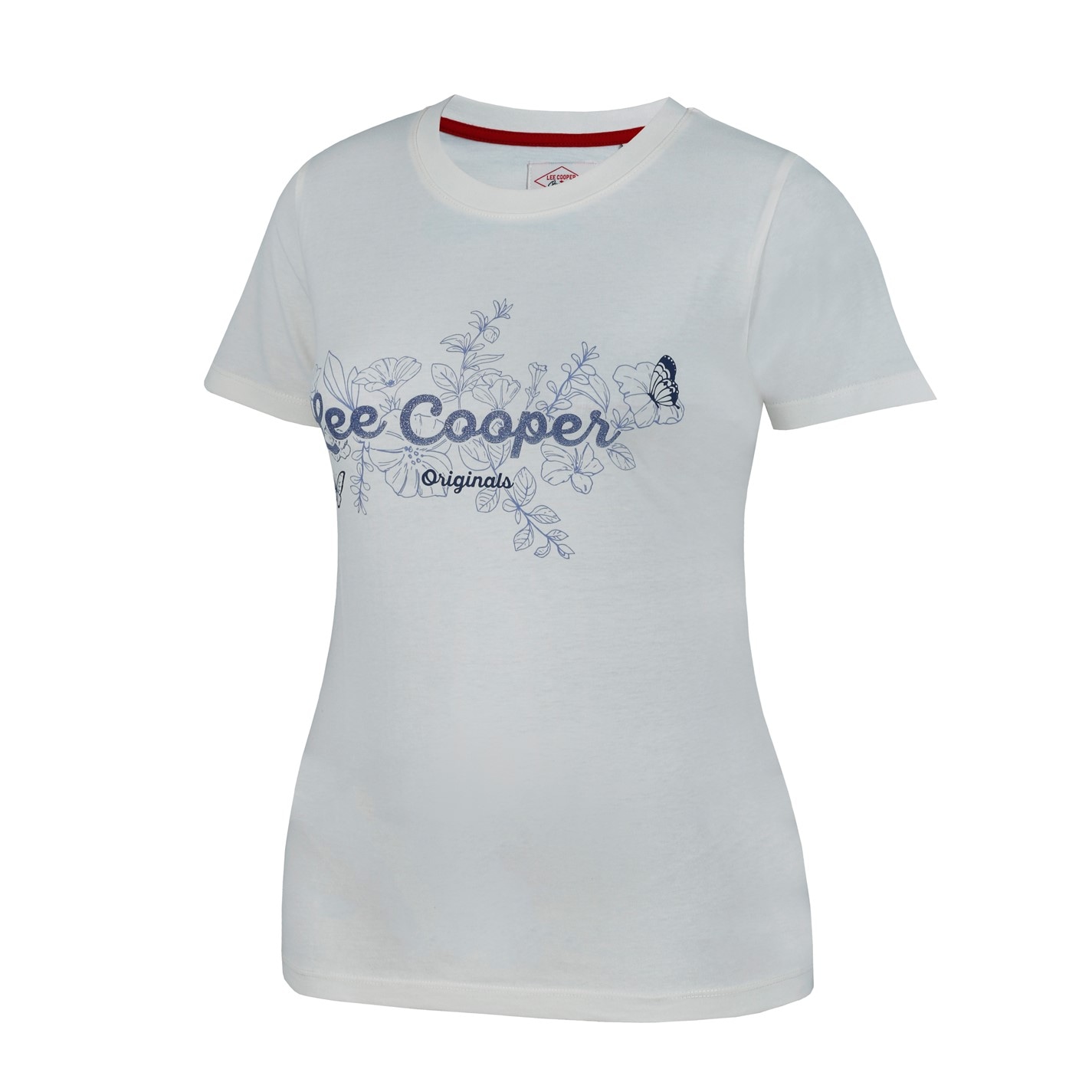 Tricou Lee Cooper clasic pentru Femei crem