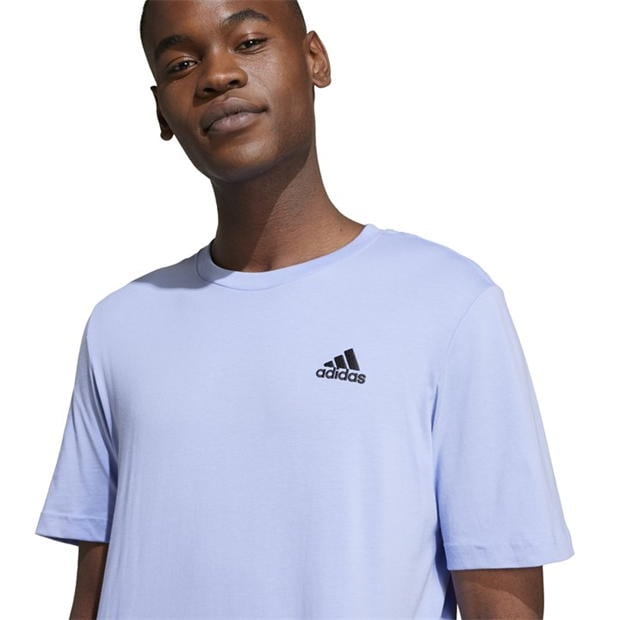 Tricouri Tricou cu logo adidas Essentials Single Jersey - pentru Barbati albastru spark