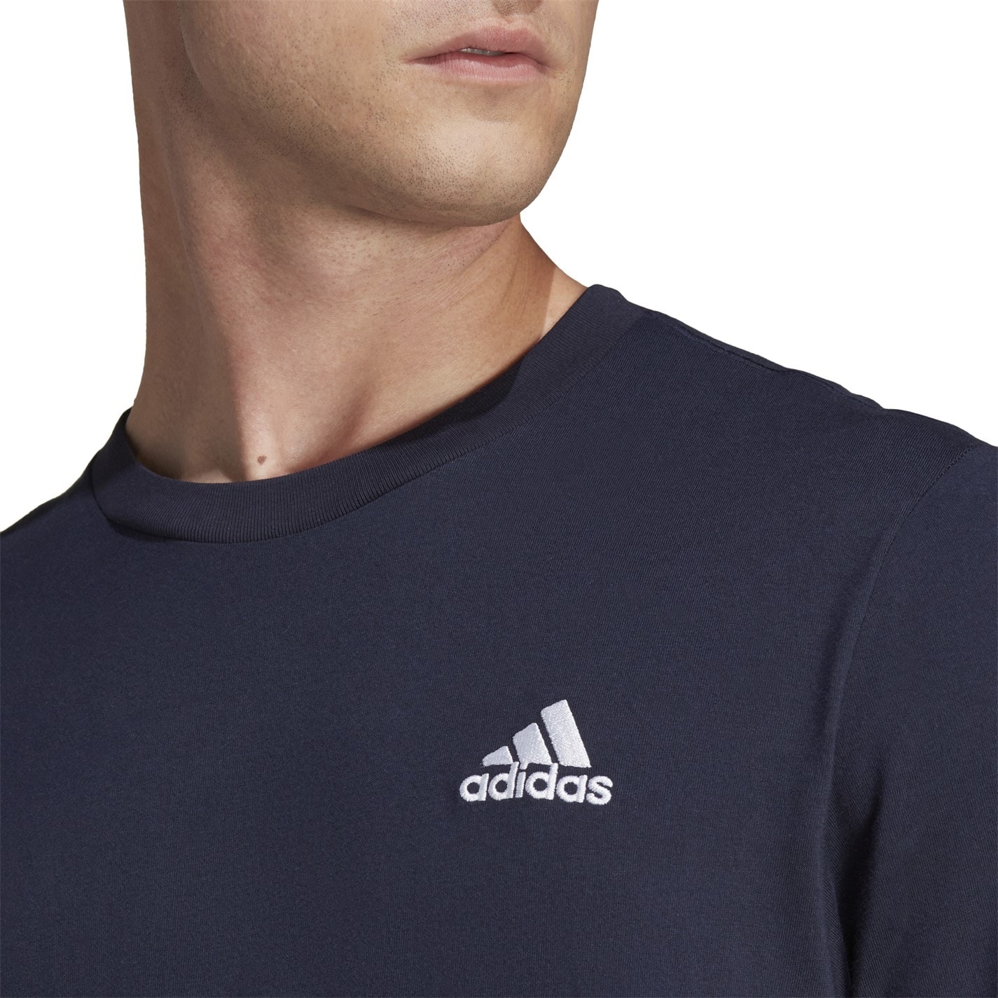 Tricouri Tricou cu logo adidas Essentials Single Jersey - pentru Barbati bleumarin