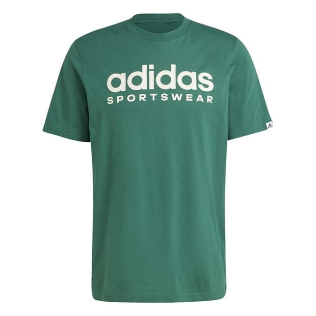 Tricouri Tricou cu logo adidas Essentials Single Jersey - pentru Barbati coll verde