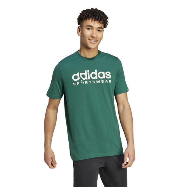 Tricouri Tricou cu logo adidas Essentials Single Jersey - pentru Barbati coll verde