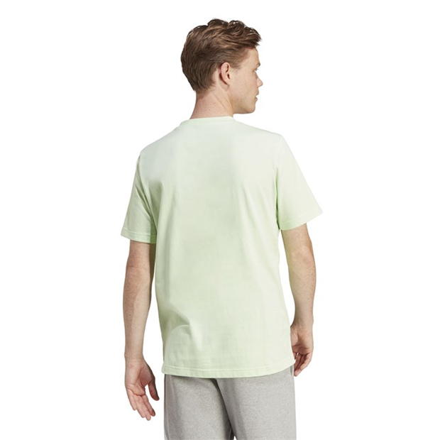 Tricouri Tricou cu logo adidas Essentials Single Jersey - pentru Barbati verde illus bos