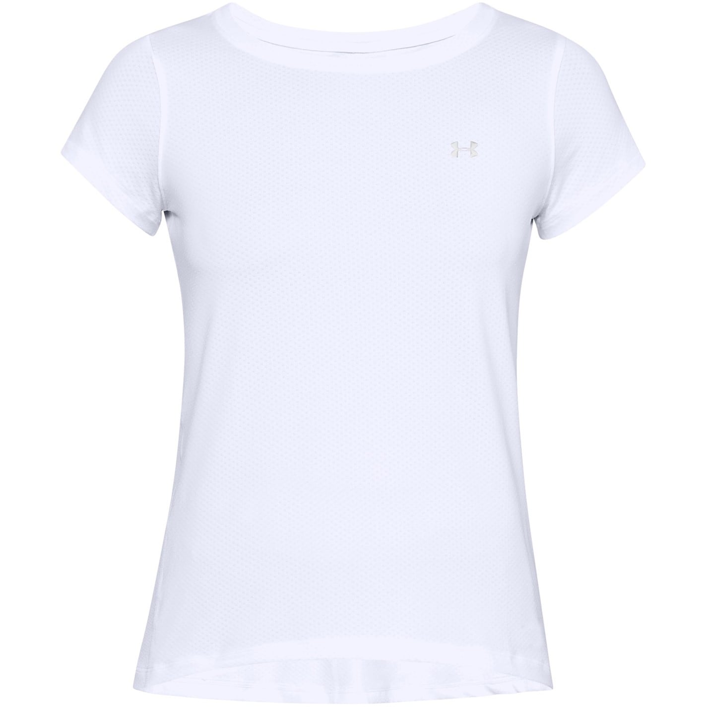 Tricou maneca scurta Under ARMOUR HeatGear® pentru femei alb