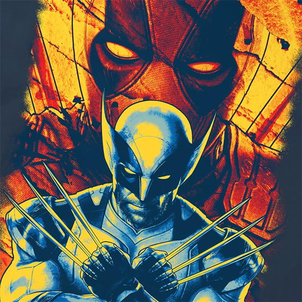 Tricou Marvel Comics deadpool wolv