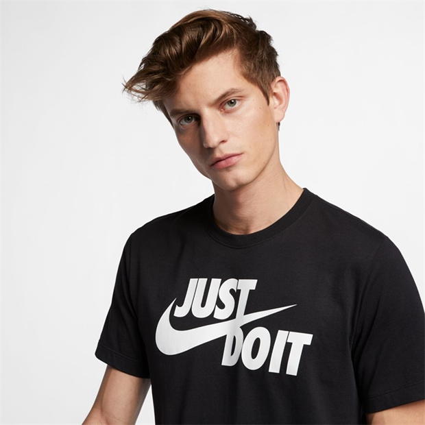 Tricou Nike JDI Swoosh pentru barbati negru alb