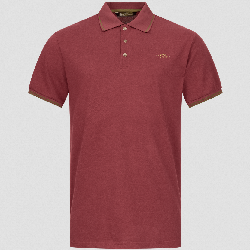 TRICOU POLO 22 BORDEAUX BLASER