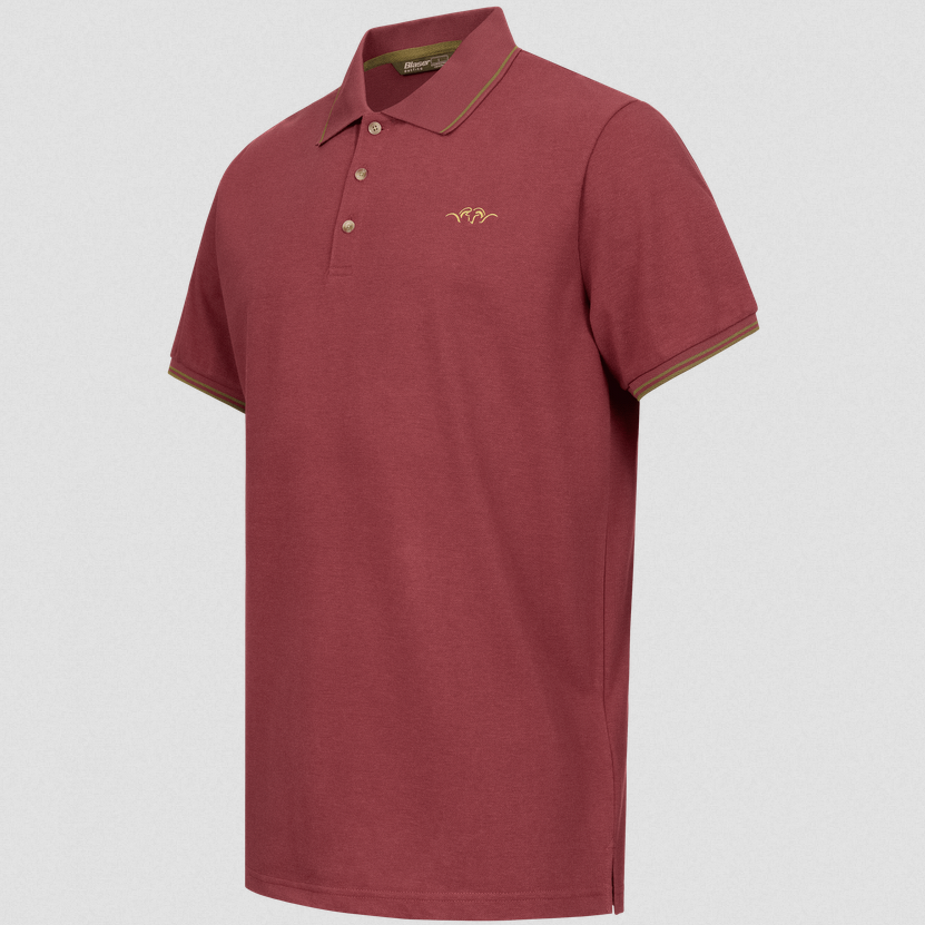 TRICOU POLO 22 BORDEAUX BLASER