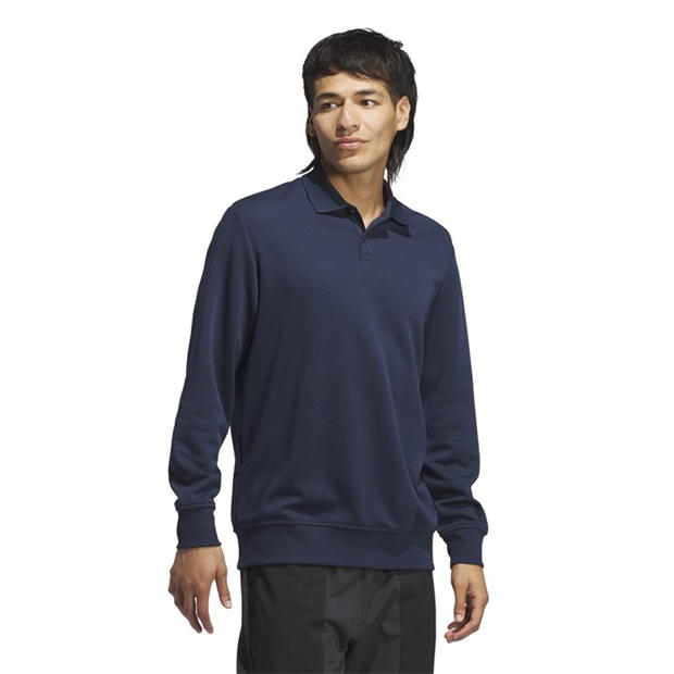 Tricou polo maneca lunga adidas Go-To pentru barbati collegiate bleumarin