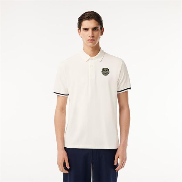 Tricouri polo Lacoste maneca scurta alb