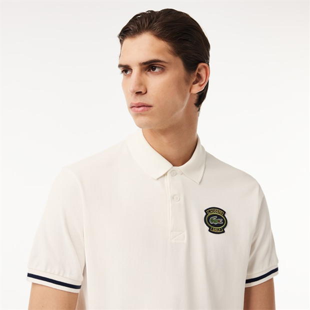 Tricouri polo Lacoste maneca scurta alb