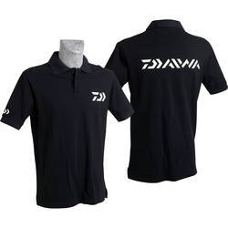 TRICOU POLO NEGRU DAIWA