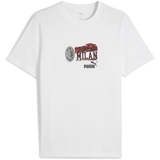 Tricou Puma AC Milan Ftblnrgy pentru Barbati alb negru