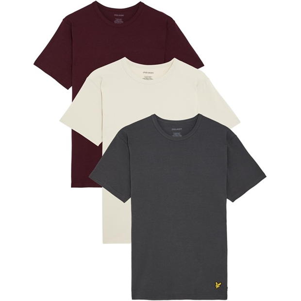 Tricou Set de 3 Lyle and Scott pentru barbati verde cov burx259