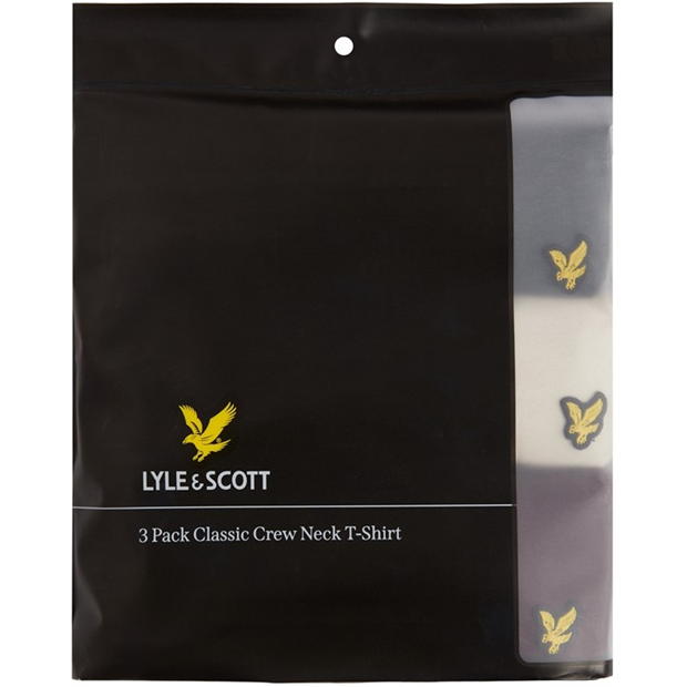 Tricou Set de 3 Lyle and Scott pentru barbati verde cov burx259