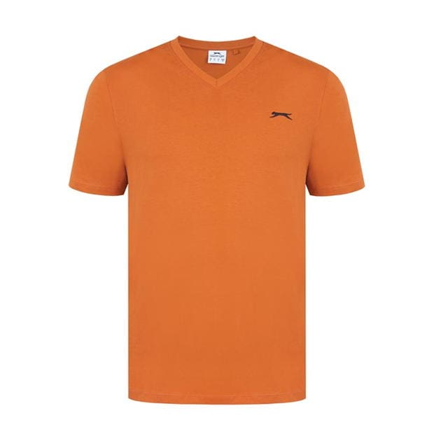 Tricou Slazenger cu decolteu in V pentru Barbati portocaliu