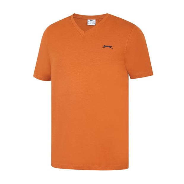 Tricou Slazenger cu decolteu in V pentru Barbati portocaliu