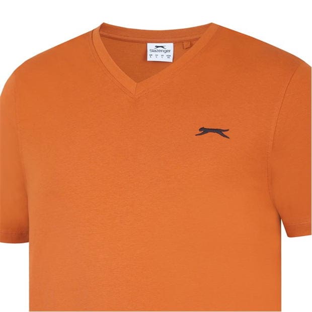 Tricou Slazenger cu decolteu in V pentru Barbati portocaliu