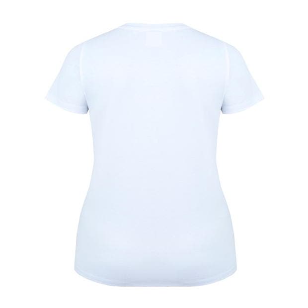 Tricou Slazenger cu guler rotund pentru femei alb