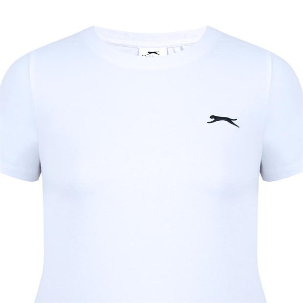 Tricou Slazenger cu guler rotund pentru femei alb