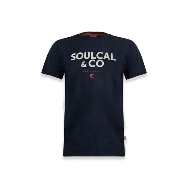 Tricou SoulCal Marl dress albastru gri