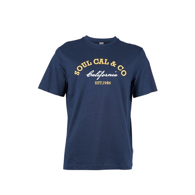 Tricou SoulCal USA pentru barbati bleumarin