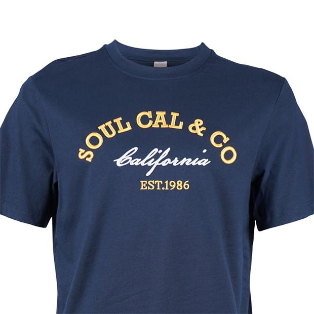 Tricou SoulCal USA pentru barbati bleumarin