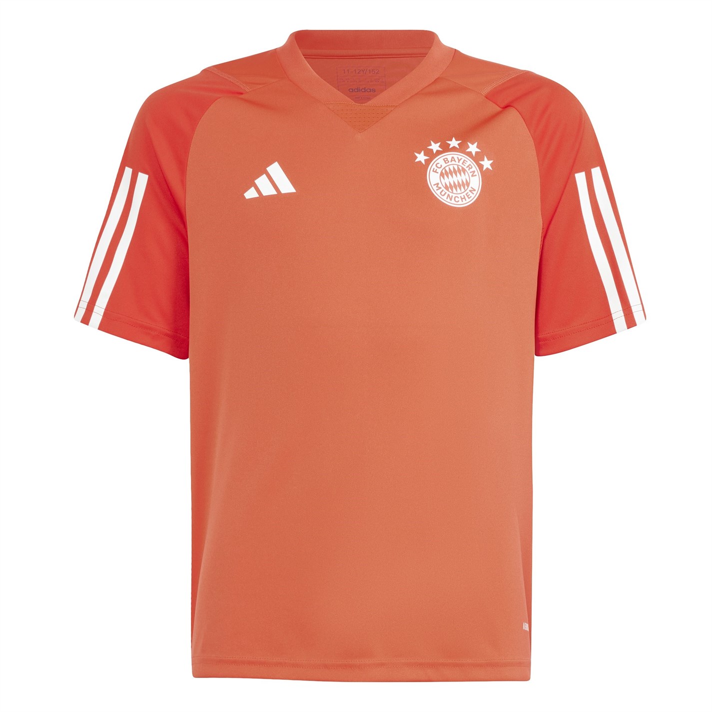 Tricou sport antrenament adidas Bayern Munich 2023/2024 pentru baieti rosu alb