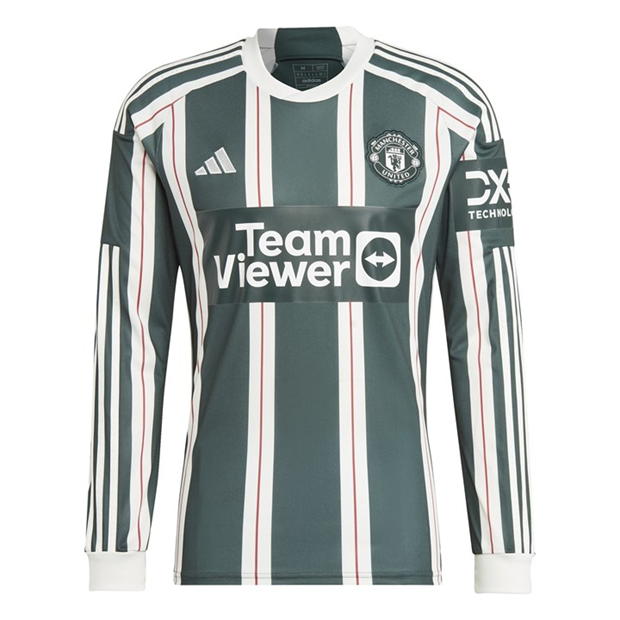 Tricou sport Tricou fotbal adidas Mufc L pentru Barbati verde alb mr