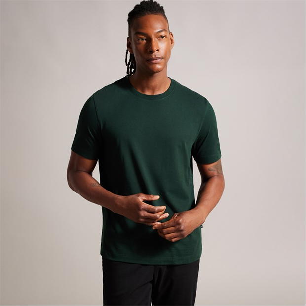 Tricou Ted Baker Tywinn Plain inchis verde