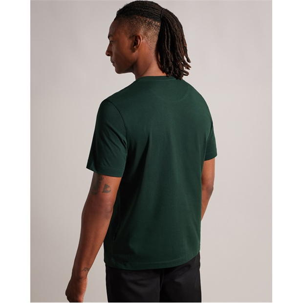 Tricou Ted Baker Tywinn Plain inchis verde