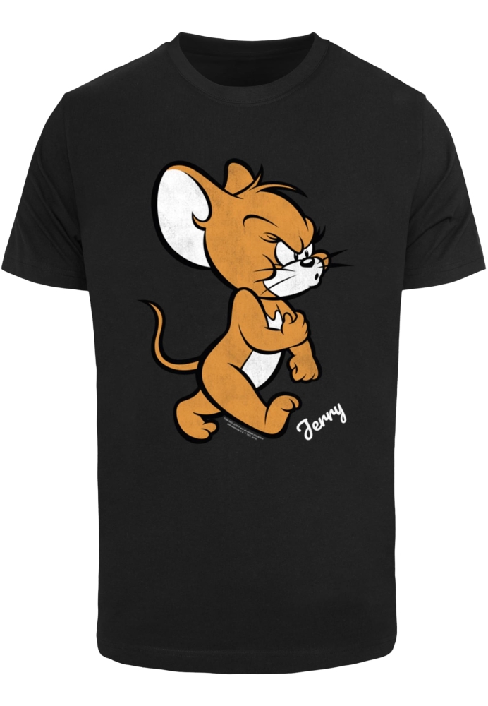 Tricou Tom & Jerry - Angry Mouse negru Merchcode