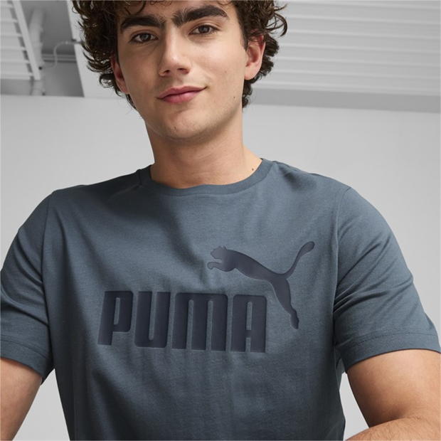 Tricou Tricou Puma (S) pentru Barbati albastru gri