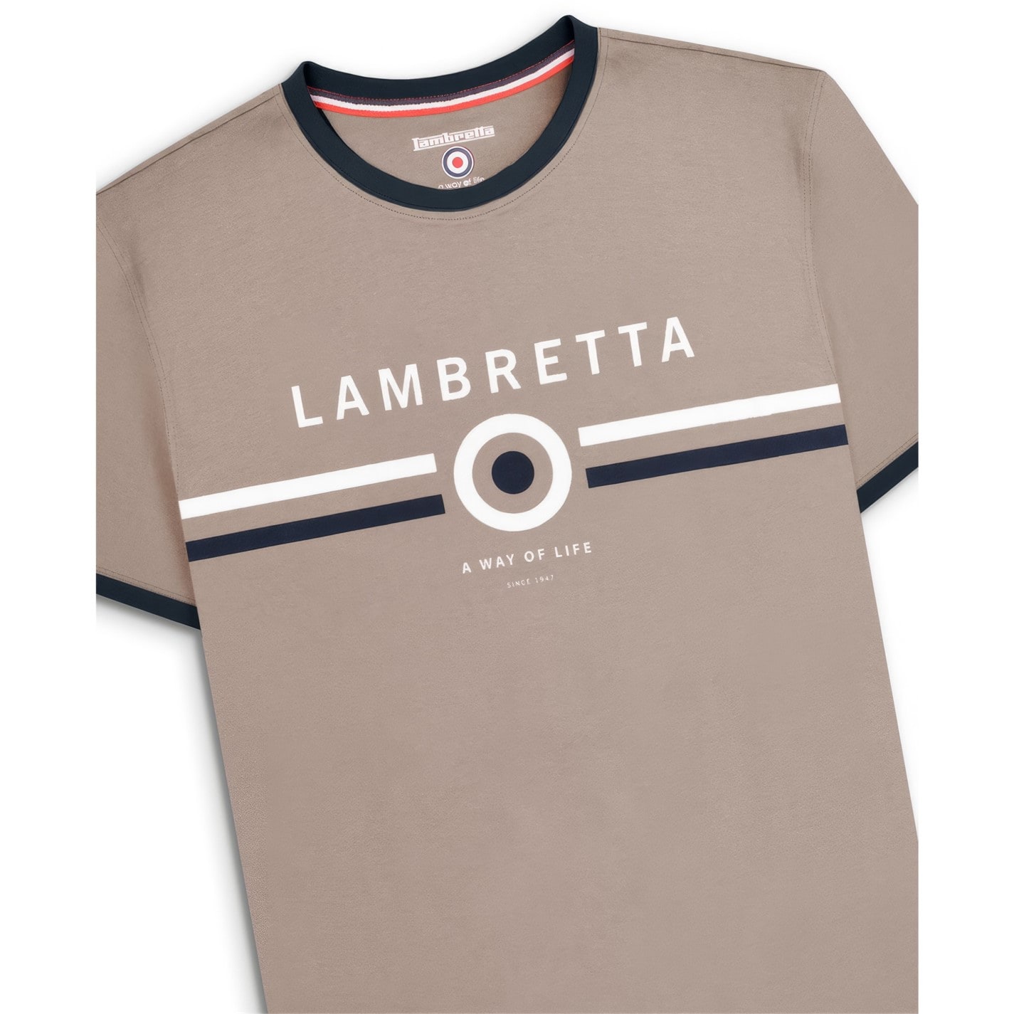 Tricou urban Ringer Lambretta barbati negru