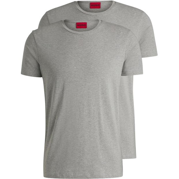 Tricouri HUGO Two . Round Neck open gri