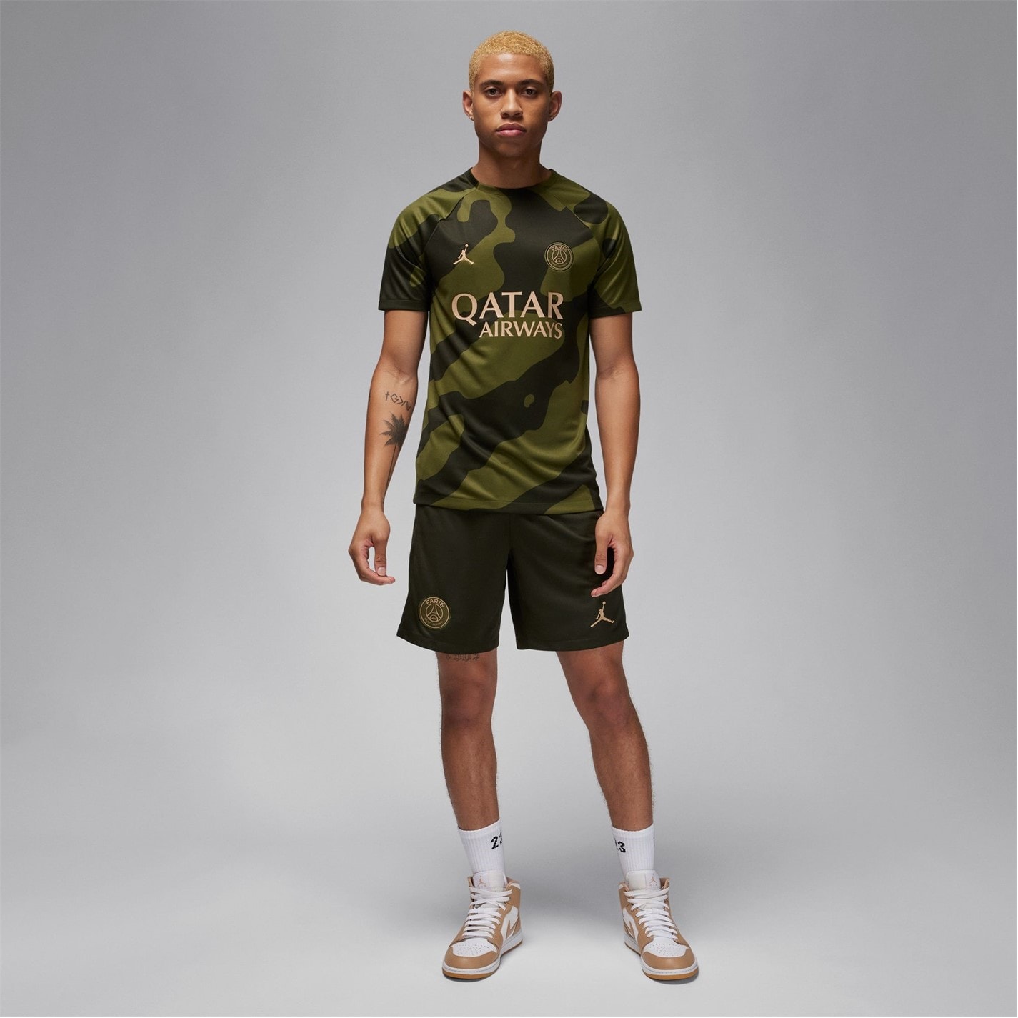 Tricouri Nike PSG x Jordan Academy Pro Fourth Pre verde