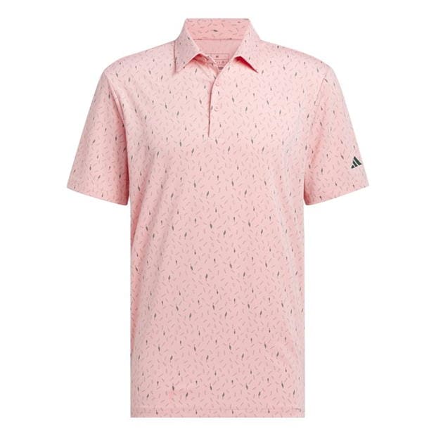 Tricouri Polo adidas Ultimate365 All-over Print pentru Barbati semi roz spark