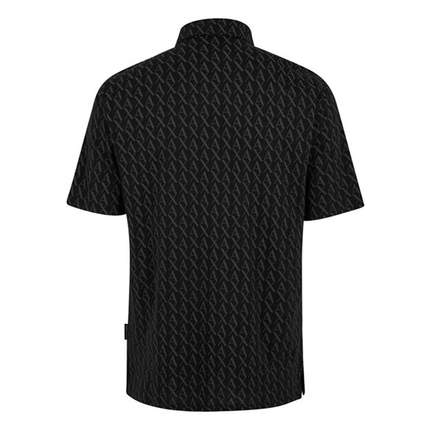 Tricouri Polo Armani Exchange Armani Exchange negru 42as