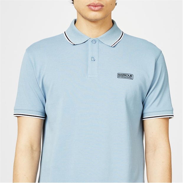 Tricouri polo Barbour International Evan Tipped rosu albastru