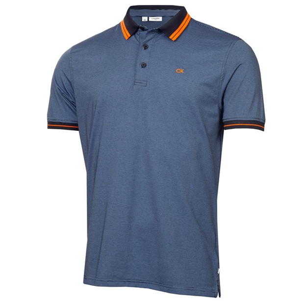 Tricouri Polo Calvin Klein Golf G Blade pentru Barbati bleumarin pudrat albastru