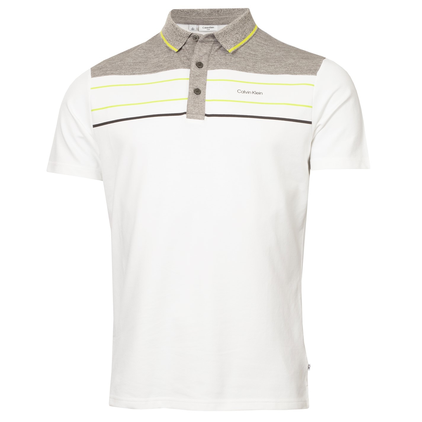 Tricouri Polo Calvin Klein Golf Fairway pentru Barbati alb gri