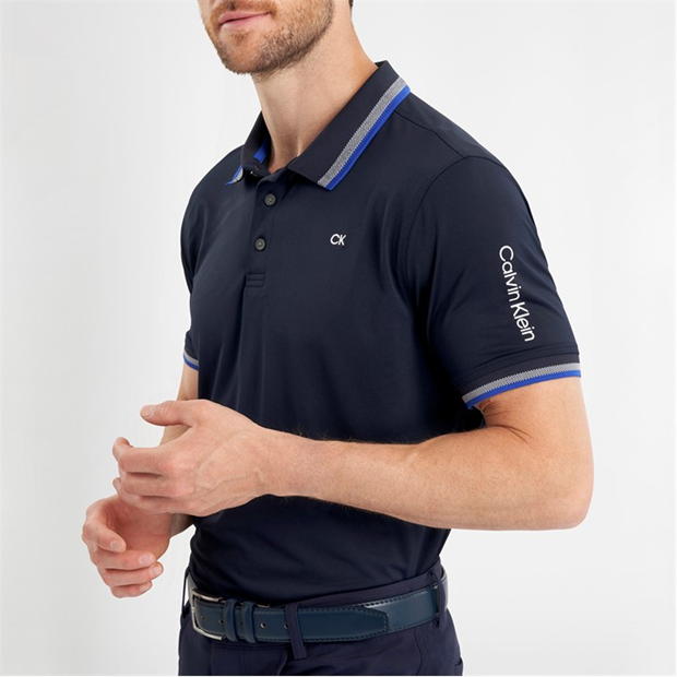 Tricouri Polo cu Maneca Scurta Calvin Klein Golf pentru Barbati bleumarin