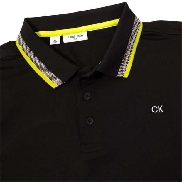 Tricouri Polo cu Maneca Scurta Calvin Klein Golf pentru Barbati negru